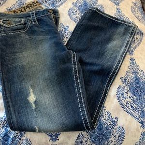 Men’s Express Kingston boot cut jeans sz 31/30